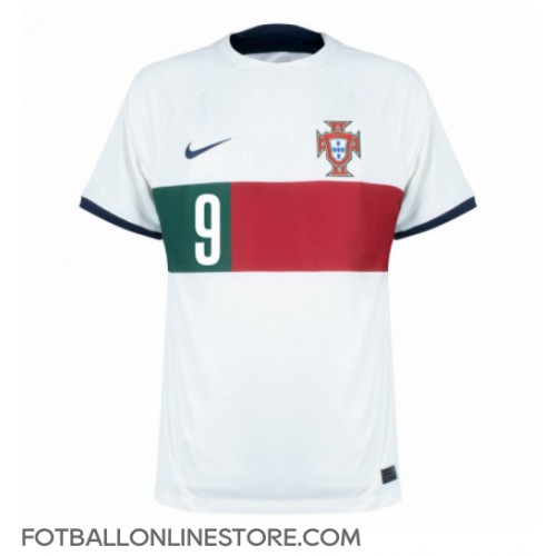 Billige Portugal Andre Silva #9 Bortetrøye VM 2022 Kortermet